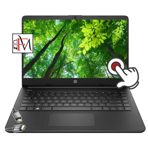 HP 14″ Touchscreen Thin and Light Laptop | AMD Ryzen 7 5700U (>i7-1255U) | Wi-Fi | Bluetooth | Win11 Black W/HDMI (16GB RAM | 512GB SSD)